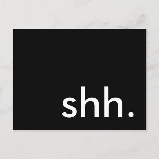 シ。サプライズパーティーだ！ インビテーションポストカード (正面)