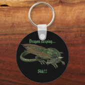 シ!!!ドラゴン眠って… キーホルダー (正面)