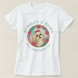シ Shih TzuグルーミングサロンTシャツ Tシャツ