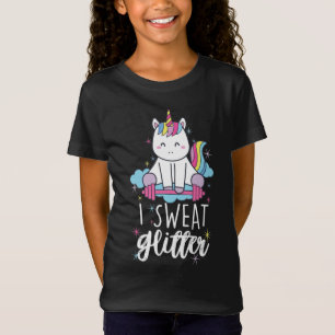 ジおもしろいム重量挙げボディビルI汗 Tシャツ