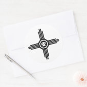 ジアのスカル1 ラウンドシール (封筒)