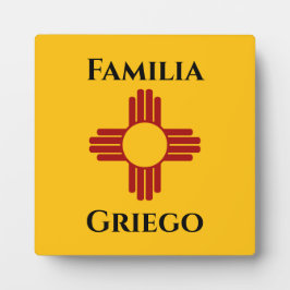 ジアシンボルのニューメキシコ州旗 フォトプラーク