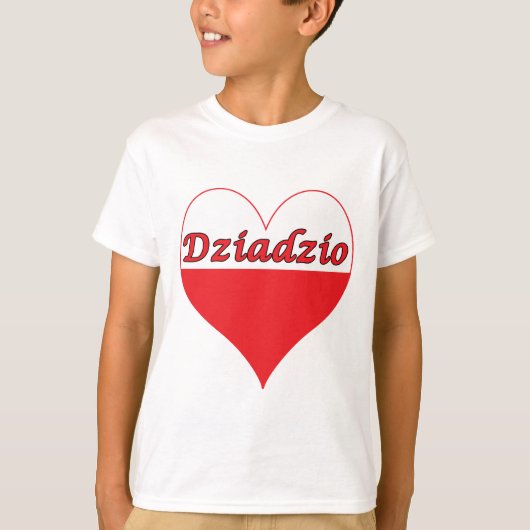 ジアジオポーランドハート Tシャツ (正面)