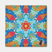 ジアトーム万華鏡のように千変万化するパターン磁石 マグネット (正面)