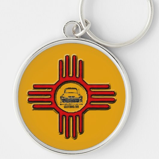 ジアボブラウンドキーチェーン キーホルダー (正面)