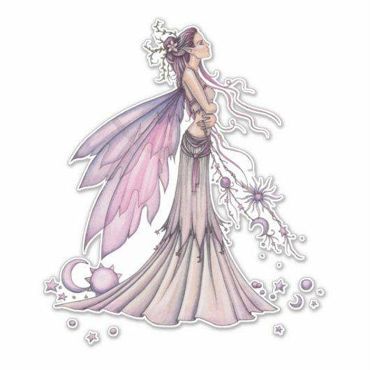 ジアラフェアリーファンタジーアートイラストレーション シール (正面)