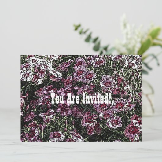 ジアンサスの花 招待状 (スタンド正面)