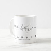 ジアンニペプチド名mug コーヒーマグカップ (正面左)