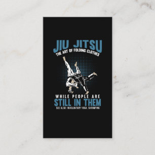 ジウおもしろい・ジツファイターズBJJトレーニングユーモア 名刺