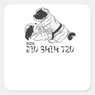 ジウシーズー（犬）ツ スクエアシール