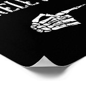 ジウジツイおもしろいテハヌカー柔術武術 ポスター (角)