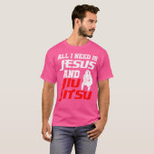 ジウジツイエズブラジル国旗武術アートクリスティー Tシャツ (正面フル)