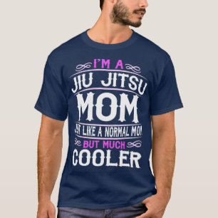 ジウジツマムかわいいおスポーツの母さんプレゼント Tシャツ