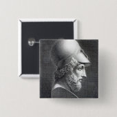 ジウゼッペCozziが刻むPericlesのバスト 缶バッジ (正面&裏面)