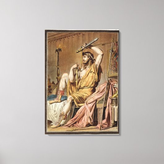 ジェアの「アイフィゲニア」の衣装「アガメムノン」 キャンバスプリント (正面)