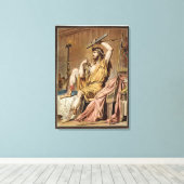 ジェアの「アイフィゲニア」の衣装「アガメムノン」 キャンバスプリント (インサイチュ (ウッドフロア))