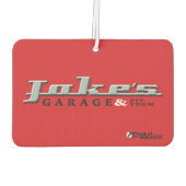 ジェイクのガレージエアフレッシュナー：新しい車の香り カーエアーフレッシュナー (裏面)