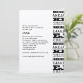 ジェイクカスタム 招待状 (スタンド正面)