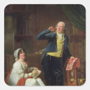 ジェイクスDelilleおよび彼の妻1802年 スクエアシール