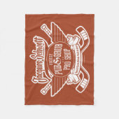 ジェイクスSchwettのホッケーのプロ店 フリースブランケット (正面)