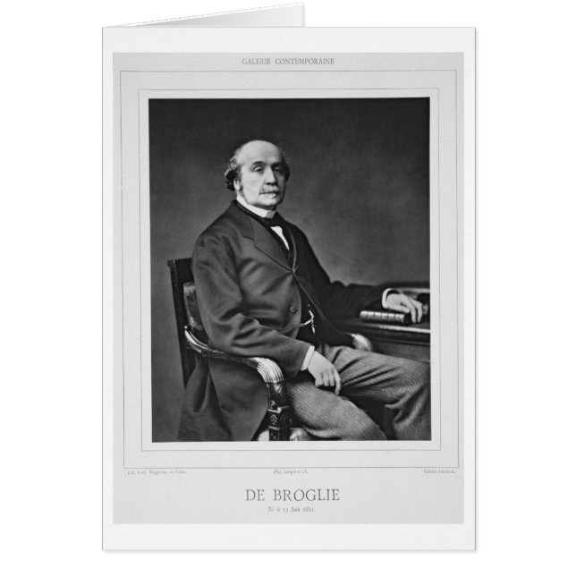 ジェイクスVictorアルバートde Broglie (1821-1901年)、から (正面)