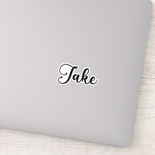 ジェイク名 – 手書き書道 シール (詳細)