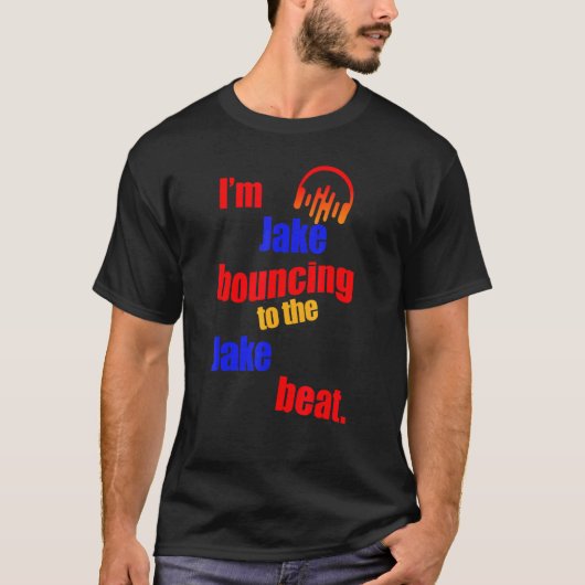 ジェイク・ジェイクに跳ね返る Tシャツ (正面)