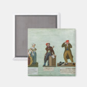 ジェイコビン編み物 マグネット (正面/裏面)