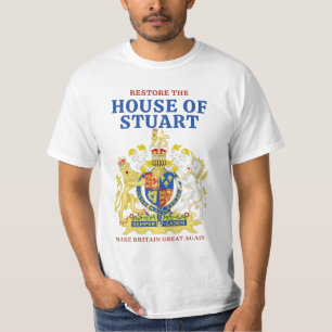 ジェイコビートスチュアート君主制 Tシャツ