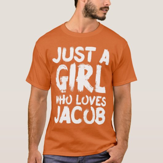 ジェイコブの男友達が大好きな女の子 Tシャツ (正面)