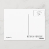 ジェイコブの石製はがき ポストカード (裏面)