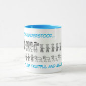 ジェイコブは理解した…2トーンのコーヒーマグ マグカップ (中央)