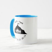 ジェイコブズテントマグブルー マグカップ (正面左)