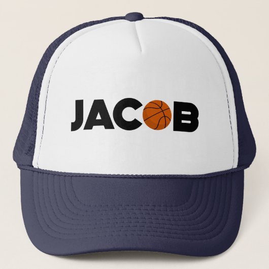 ジェイコブバスケットボールトラック帽 キャップ (正面)