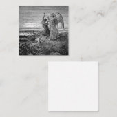 ジェイコブレスリングウィズザエンジェルグスタフドア1855 スクエア名刺 (正面/裏面)