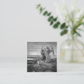 ジェイコブレスリングウィズザエンジェルグスタフドア1855 スクエア名刺 (スタンド正面)