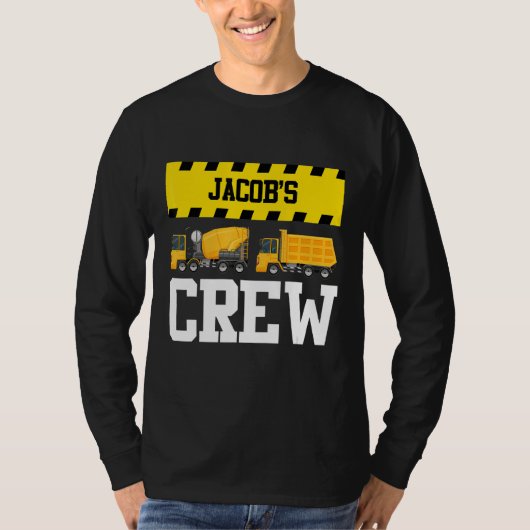 ジェイコブ建築クカスタムルーダンプトラック Tシャツ (正面)