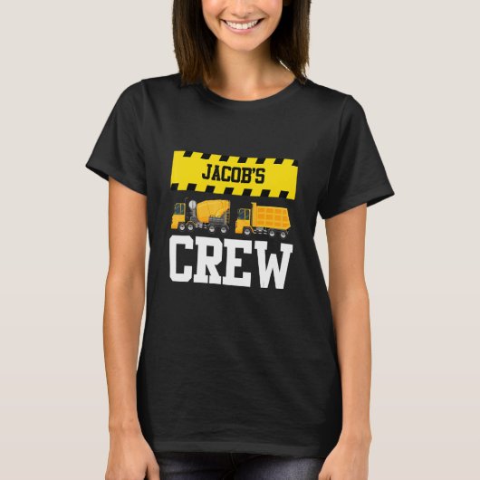 ジェイコブ建築クカスタムルーダンプトラック Tシャツ (正面)