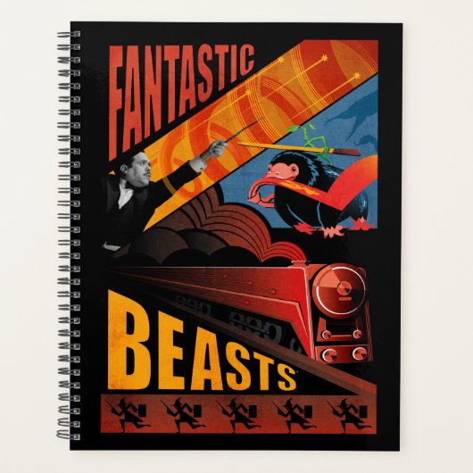 ジェイコブ・コワルスキー幻想的なビーストヴィンテージポスター プランナー手帳 (正面)