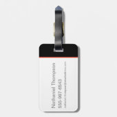 ジェイコブ・コワルスキー幻想的なビーストヴィンテージポスター ラゲッジタグ (裏面縦)