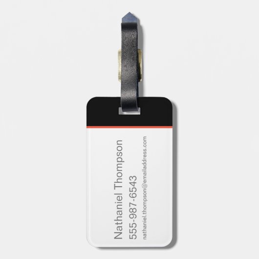 ジェイコブ・コワルスキー幻想的なビーストヴィンテージポスター ラゲッジタグ (裏面縦)