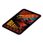 ジェイコブ・コワルスキー・ファンタスティック・ビーツ・ビンテージ・ポスター マグネット (左側)