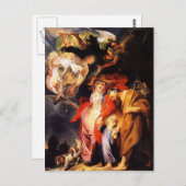 ジェイコブ・ジョルダン – エジプトから戻る聖家族 ポストカード (正面/裏面)