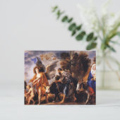 ジェイコブ・ジョルダン – エジプトへの飛行 ポストカード (スタンド正面)