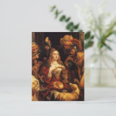 ジェイコブ・ジョルダーンズ – クレオパトラの宴会 ポストカード (スタンド正面)