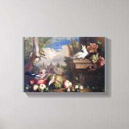 ジェイコブ・ボガニーの鳥と風景の中の果実 キャンバスプリント