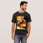 ジェイコブ・マーレーゴーストスクルージ・バフハンバグ・クリスマスカ Tシャツ (正面フル)