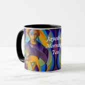 ジェイス朝のお茶をカスタマイズパーソナライズされた可能 マグカップ (正面左)