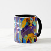 ジェイス朝のお茶をカスタマイズパーソナライズされた可能 マグカップ (正面右)