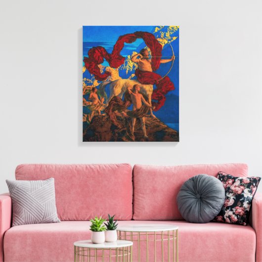 ジェイソンとその先生 |マックスフィールドパリシュ | キャンバスプリント (インサイチュ (リビング))